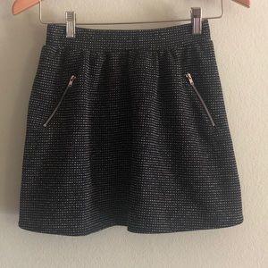 Zipper pocket mini skirt